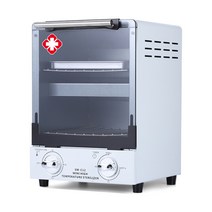 건열멸균기 네일 숍 미용 도구 빗 가위 소독 기계, 하단 스위치 더블 레이어 적십자 스티커