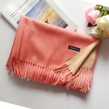 캐시미어스카프 목도리 농축 단색 격자 도트 부드러운 숙녀 랩 가을 겨울 파시미나 머플러