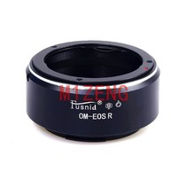 올림푸스 OM 렌즈 용 삼각대가있는 OM-EOSR 어댑터 링 캐논 EOSR RF 마운트 풀 프레임 카메라, 03 with long tripod