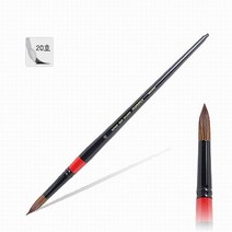 [알파] [바바라] 수채화붓 300R 300R 20호 혼합모, 호수:[6129880]20호