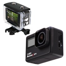 국내브랜드 2400만화소 에이스원 Xpro2 액션캠 4K UHD 손떨림방지 슬로모션 타임랩스기능 자전거 액션캠 블랙박스 오토바이 바이크 블랙박스 각종액세서리 포함, 챠콜블랙, kgy_ 챠콜블랙