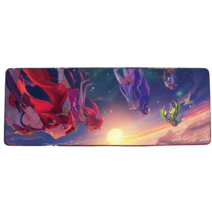 롤 LOL 디자인 마우스 패드 79종 시리즈 리그 오브 레전드 장패드 3mm 두께, 900x400mm + 3mm개, 마법 소녀