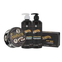 Suavecito Hair & Body Essentials 번들: 오리지널 홀드 헤어 스타일링 포마드 모이스처라이징 바디 솝 하이드레이팅 샴푸 및 영양 컨디셔너 미국직송, 오일 베이스