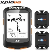 [무선gps속도계] 한글판 엑스플로바 X2 자전거 GPS 스마트 네비게이션 속도계, 2. 엑스플로바 X2 번들셋
