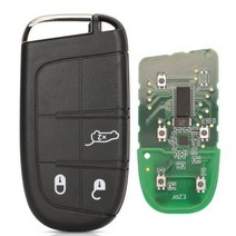 Jingyuqin 애프터 마켓 스마트 원격 키 433mhz 4A Keyless for Jeep Renegade Compass CCUV Trailhawk SIP22 M3N408213, for Compass+3 Buttons Trunk