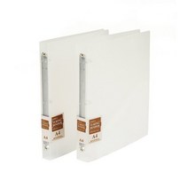 심플 3공 O링바인더 A4 PP 2cm 문화산업, 단품, 1