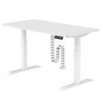 플랜티엠 FLEXISPOT 수직전선덕트 자바라덕트 케이블정리 전선 배선정리 책상정리 데스크셋업 사무용품, 수직 전선덕트_화이트 (CMP017-WHITE)