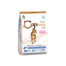 캐츠랑 NEW 전연령 올라이프 고양이 건식사료, 닭 + 참치, 2kg, 4개