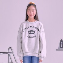 [더데이걸] 힙해 스티치 기모맨투맨 TGMA21T02