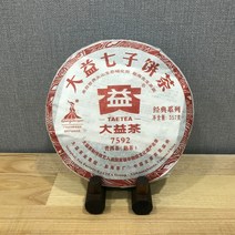 맹해차창 대익 2010년 7592 보이숙차 357g 보이차 숙차, 1개, 1개