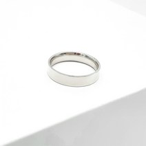 실버 925 은 평 반지 음파 10대 어린이 초등학생 커플링 김고은 이효리 아이유 (4mm)