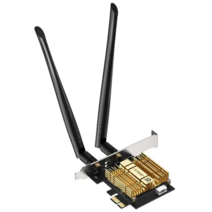 EDUP 인텔 AX210 6세대 wifi6E 무선랜카드 5374Mbps, AX210 방열판 확장 안테나