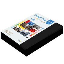 종이문화 프린트프로 칼라복사지 A4 120g No.32 블랙 320매