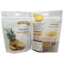 VNFRUIT 베트남 건파인애플 100g 말린 파인애플 슬라이스, 1개