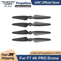 드론 프로펠러 SJRC F7 4K 프로 프로페셔널 쿼드콥터 블레이드 예비 부품 액세서리 교체 세트, [02] 2 Sets of propellers