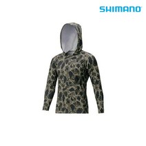 시마노 후드티셔츠 루어낚시복 지깅 IN-062Q 카키카모 L