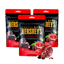 허쉬 다크초콜릿 석류 100g x 3입