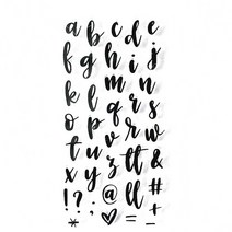 문자각인 금형영어 단어 소문자 알파벳 지우기 스탬프 Scrapbooking 사진 앨범 장식에 대 한 투명 실리콘, 한개옵션0