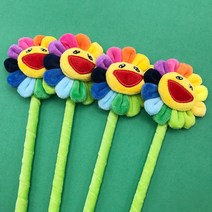 젠하오 카이카이키키 스마일꽃 해바라기 볼펜, 1개, 그린