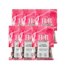 홀랜드앤바랫 노 애디드 슈가 초콜릿 건포도 125g Holland & Barrett No Added Sugar Choccy Raisins, 6팩