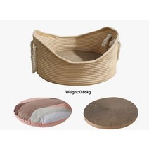 2022 새 고양이 바구니 여름 수제 스크래치 둥지 침대 강아지 개집 반 폐 131cEA1c9, 03 Cat scratcher