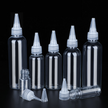 다올마켓 뾰족 공병 PET 투명 뾰족캡 용기 20ml 30ml 60ml 100ml 샘플용기, PET 투명캡 뾰족공병 30ml