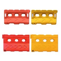 플라스틱 PE방호벽 차단벽 공사장 도로 바리게이트, 블로우 성형 충돌 방지 버킷 400x700