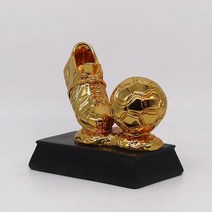 트로피 미니 우승 시상식 졸업 골프 축구 트로피 29cm 높이 축구 상 골드 도금 챔피언 수상 신발 부츠 리, 19 E 1