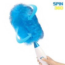 스핀 자동먼지털이 정전기발생 틈새청소 자동털이, 1개