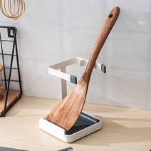 심플 모던 냄비뚜껑 주방 국자 조리도구 받침대, 화이트