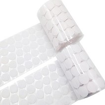 원형 양면찍찍이테이프 20mmx100매 벨크로양면테이프 양면벨크로테이프