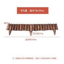 스토비투 목재 원목 정원 나무 울타리 화단 경계 펜스 휀스 텃밭 분리대 테두리 말뚝, B타입 20x길이 120