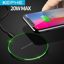 무선충전기 삼성 갤럭시 S10 S9/S20 S8 참고 9 USB Qi 충전 패드에 대 한, [03]