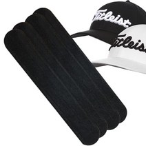 스포츠_ [캡가드] 스포츠 골프모자 황변 땀흡수패드(블랙), 블랙 1세트10개