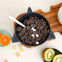 BPA FREE 과일 요거트 디저트 채널앤쥬 시리얼볼, 스타일:상어|색상:베이지