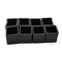 Autuwintor Rubber Leg Tips SquareChair Caps for Hardwood Floors0.79x0.7920x20mm(Lxw)8 s238664, 0.79x0.79