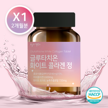 오늘의밸런스 글루타치온 화이트 토마토 콜라겐 히알루론산 엘라스틴 60정, 60정 X 1개 2개월분