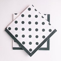 파티해 라인도트 파티냅킨 - 레드(20매), 그린