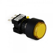 2A2B 푸쉬온 자동 복귀 리턴 전원 스위치 돌출형 24V DC LED ON-(ON) 16mm KBL161M-L3C2푸쉬 자동 복귀 리턴 스위치, 블루 [KBL161M-L3CB2]