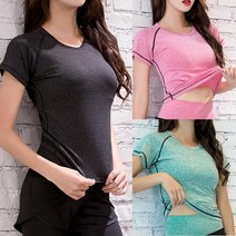 스포츠반팔티 요가 필라테스복 기능성 트레이닝웨어트레이닝웨어 트레이닝복 헬스복 요가복 필라테스 스포츠브라탑 반팔티 기능성반팔티