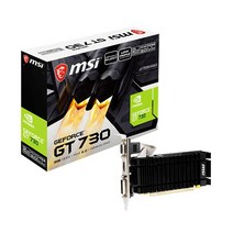 MSI 지포스 GT730 V1 D3 2GB LP 무소음 그래픽카드