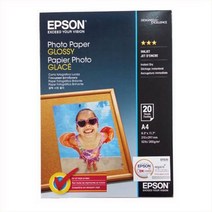 EPSON 포토용지 S042538 S042071 A4 인화지 사진인화용지 광택사, 단품