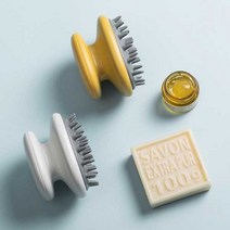 살림일기 1+1 두피마사지 샴푸브러쉬, 샴푸브러쉬 - 네이비 + 네이비