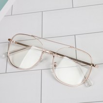 더브릴레 남자 여자 투브릿지 사각 메탈 보잉 안경테
