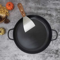 업소용 경질 캠핑 볶음 철판 전판 닭갈비팬-깊은형, 26cm
