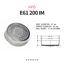 [IMS] IMS 샤워스크린 E61 200 IM (E61 기반 그룹 엘로치오 훼마E98/E98UP 라심발리M27/M23UP 카사디오 ECM 웨가 BFC 등 호환)