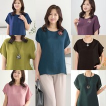로즈맘 엄마옷 로즈맘 가오리실켓인견블라우스(풍기인견원단)