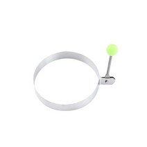 계란후라이전기팬1/3pcs 스테인레스 스틸 프라이드 계란 금형 주방 액세서리 사랑 튀긴 DIY 베이킹 도구 팬, 02 Round