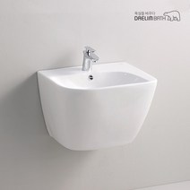 PL-1040/대림바스/바스플랜/반다리세면대/일체형세면기/대림세면기/욕실세면대/화장실세면기, 자동, P자트랩 (벽배수), 대림정품폽업/트랩, 1개