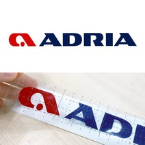 아드리아 스티커 ADRIA 데칼 카라반 스티커, 신형, 10cm, 다크블루